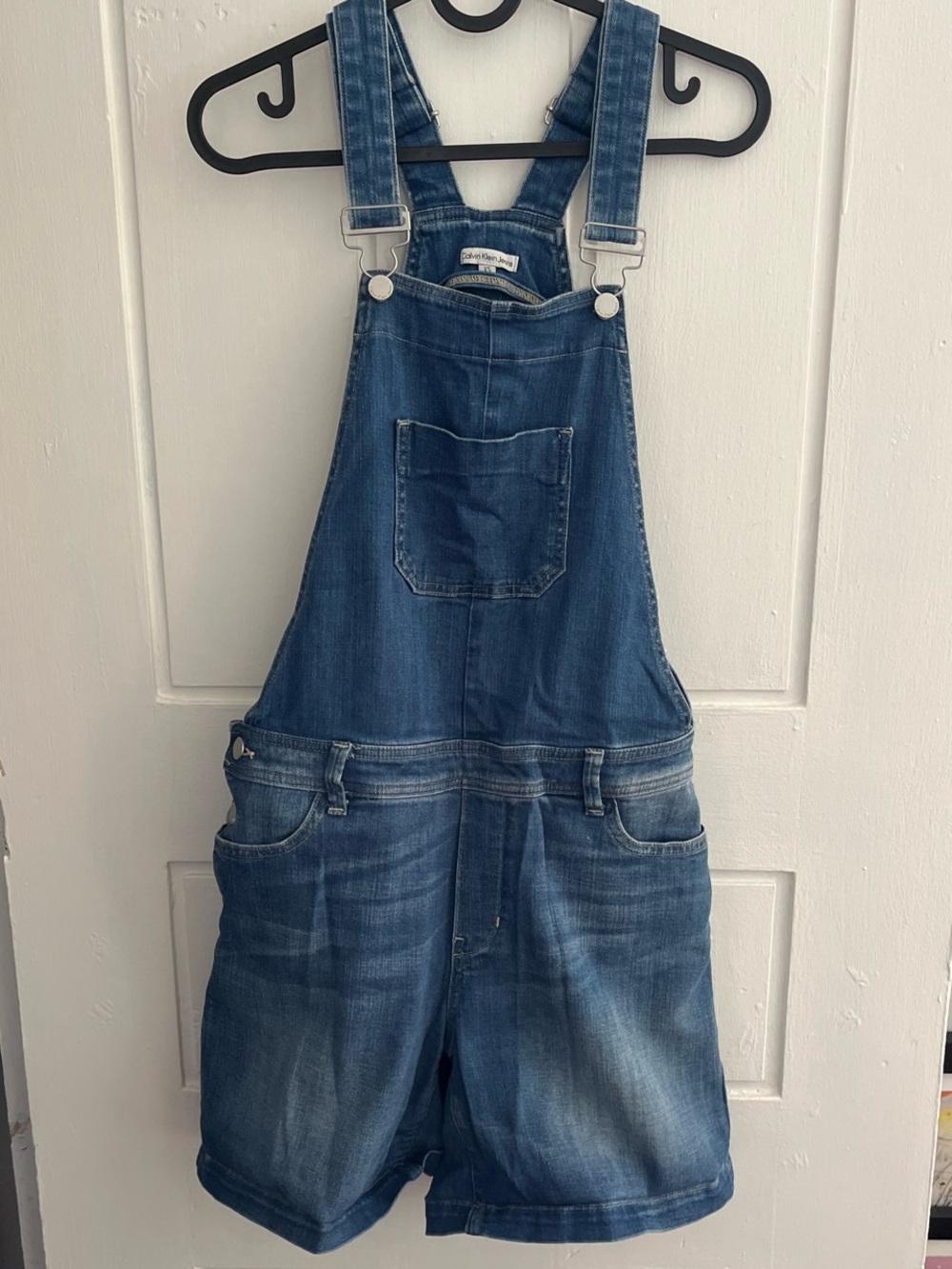 Calvin Klein Jeans Denim Overall Shorts